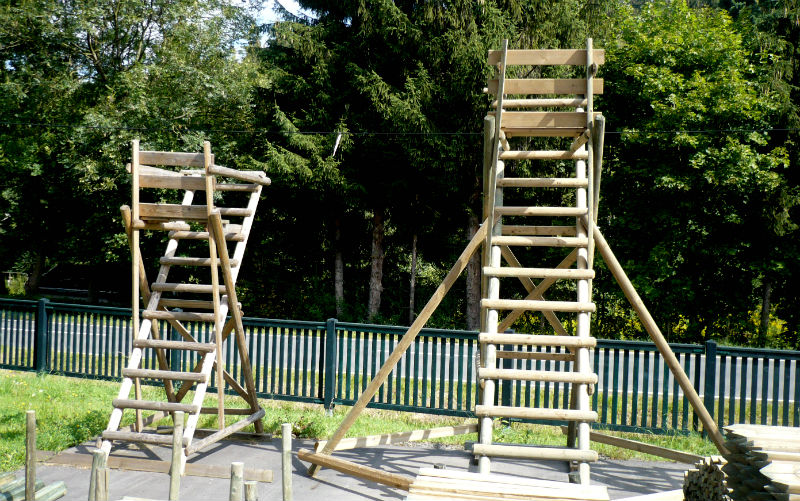 Scherensitz / Ansitzleiter - Holzverarbeitung Eberth